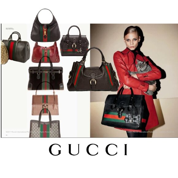 Gucci Heritage Web Leather Shoulder Bag - Picture 4 of 16